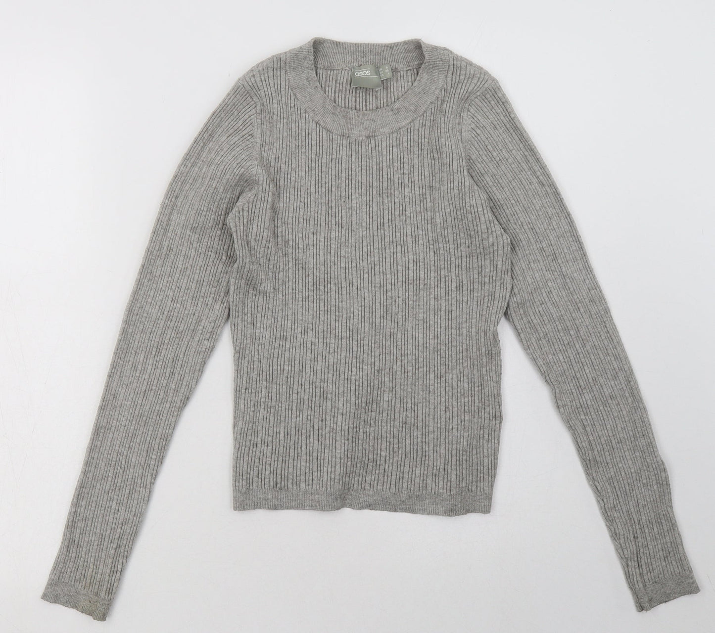 Womens UK Size 8 ASOS Grey Pullover Sweatshirt