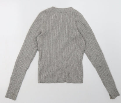 Womens UK Size 8 ASOS Grey Pullover Sweatshirt