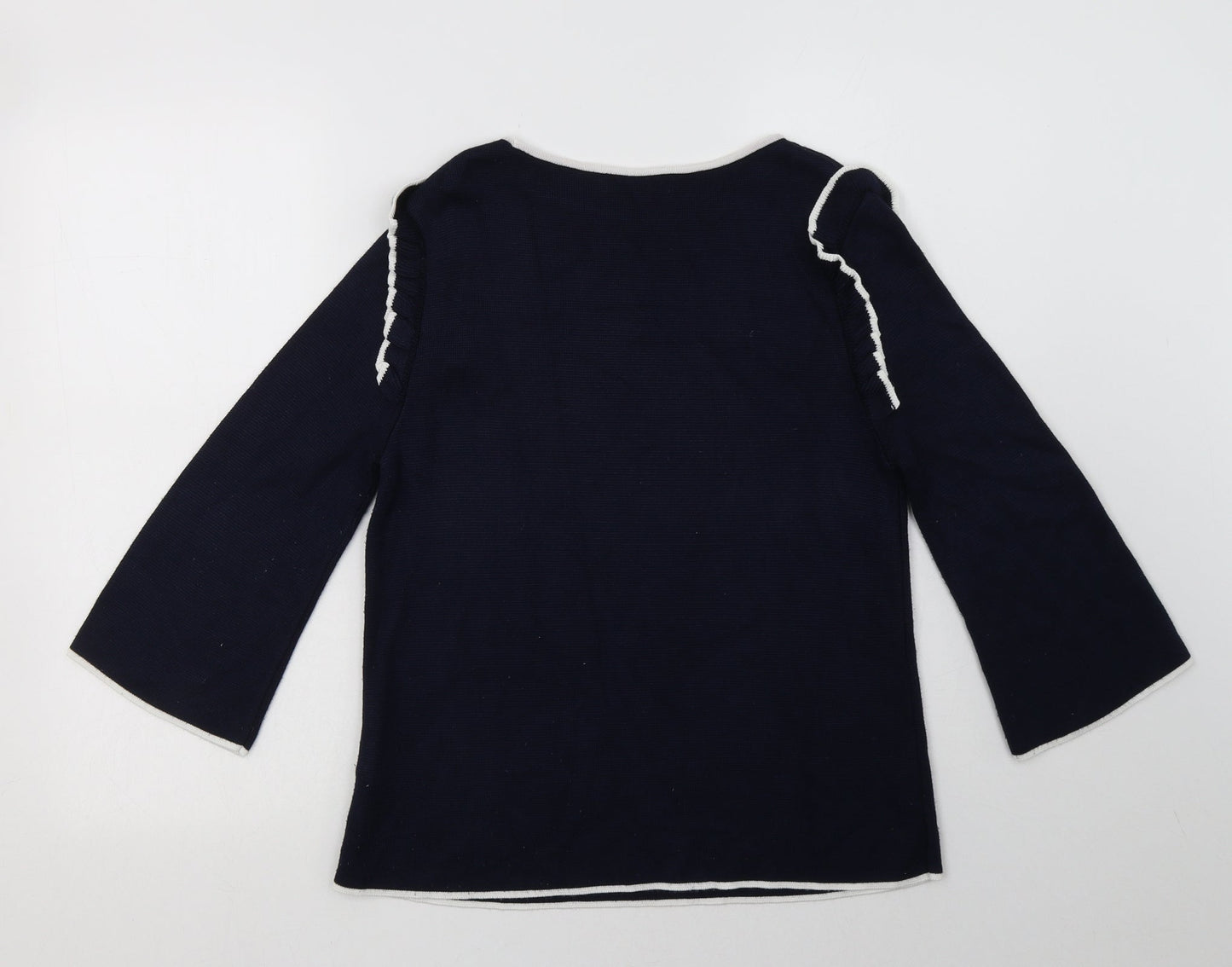 Womens UK Size 12 Marks and Spencer Blue Pullover Sweatshirt