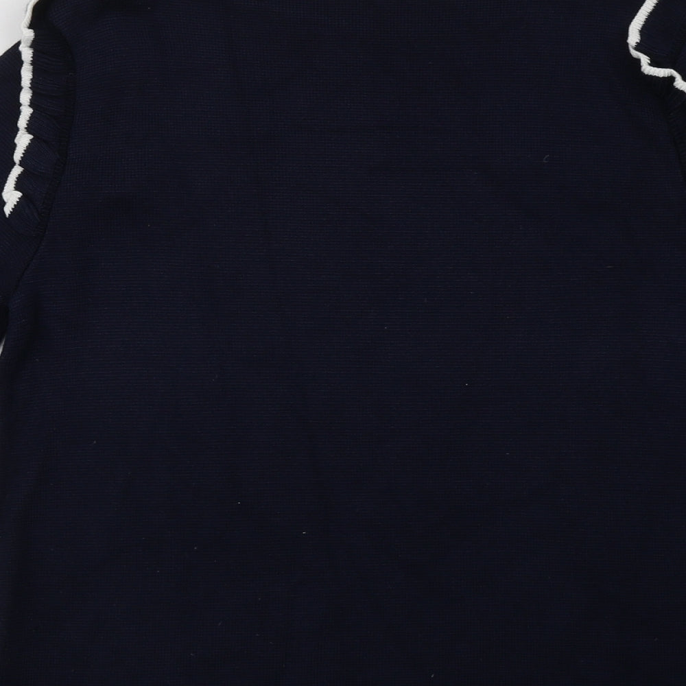 Womens UK Size 12 Marks and Spencer Blue Pullover Sweatshirt