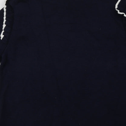 Womens UK Size 12 Marks and Spencer Blue Pullover Sweatshirt