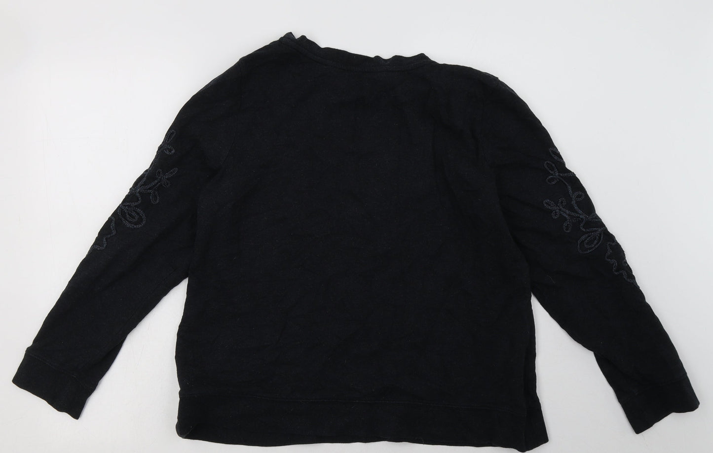 sainsburys Womens Grey Fair Isle Cotton Pullover Sweatshirt Size 16  Pullover