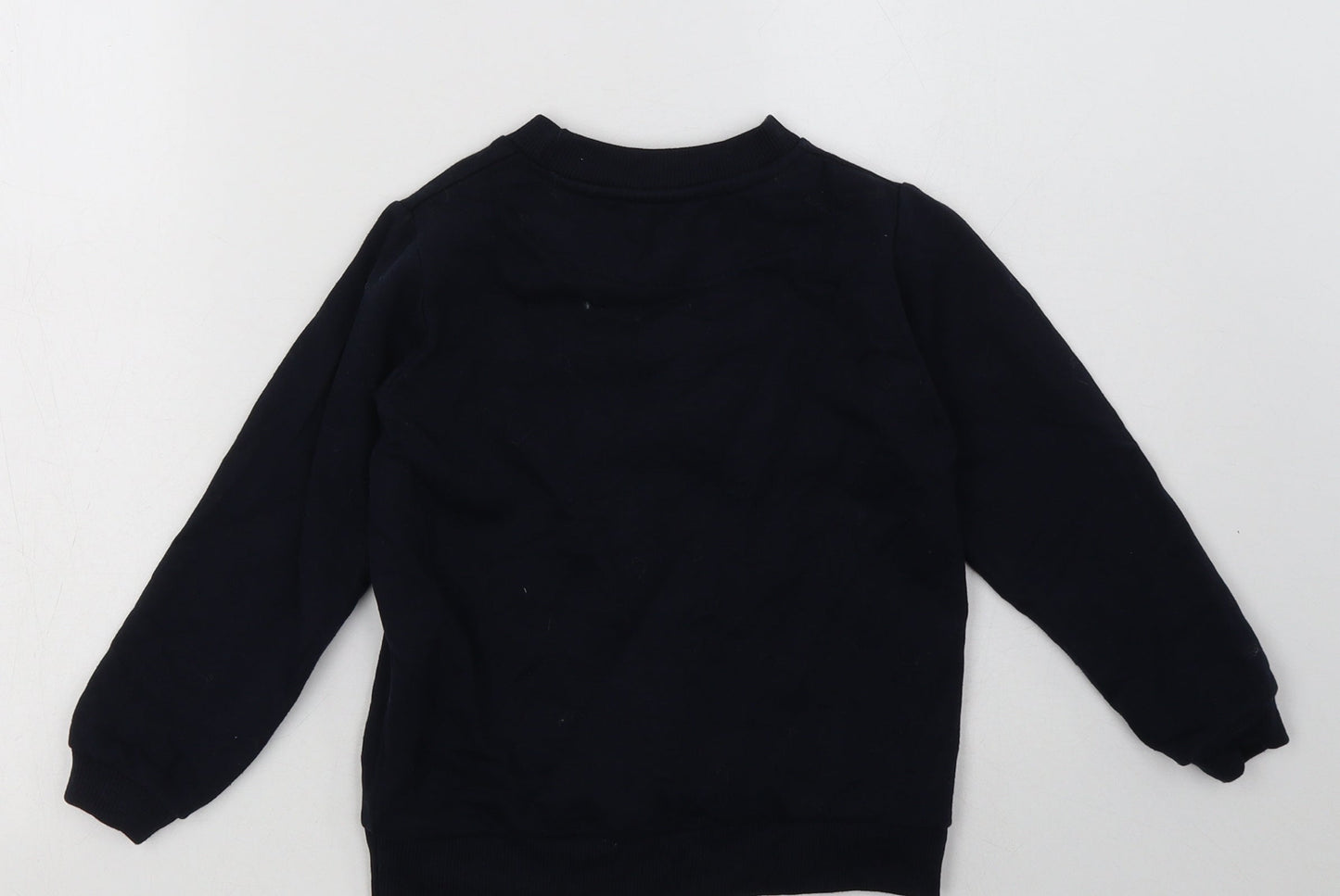 pep&co Boys Blue  Cotton Pullover Sweatshirt Size 5-6 Years  Pullover