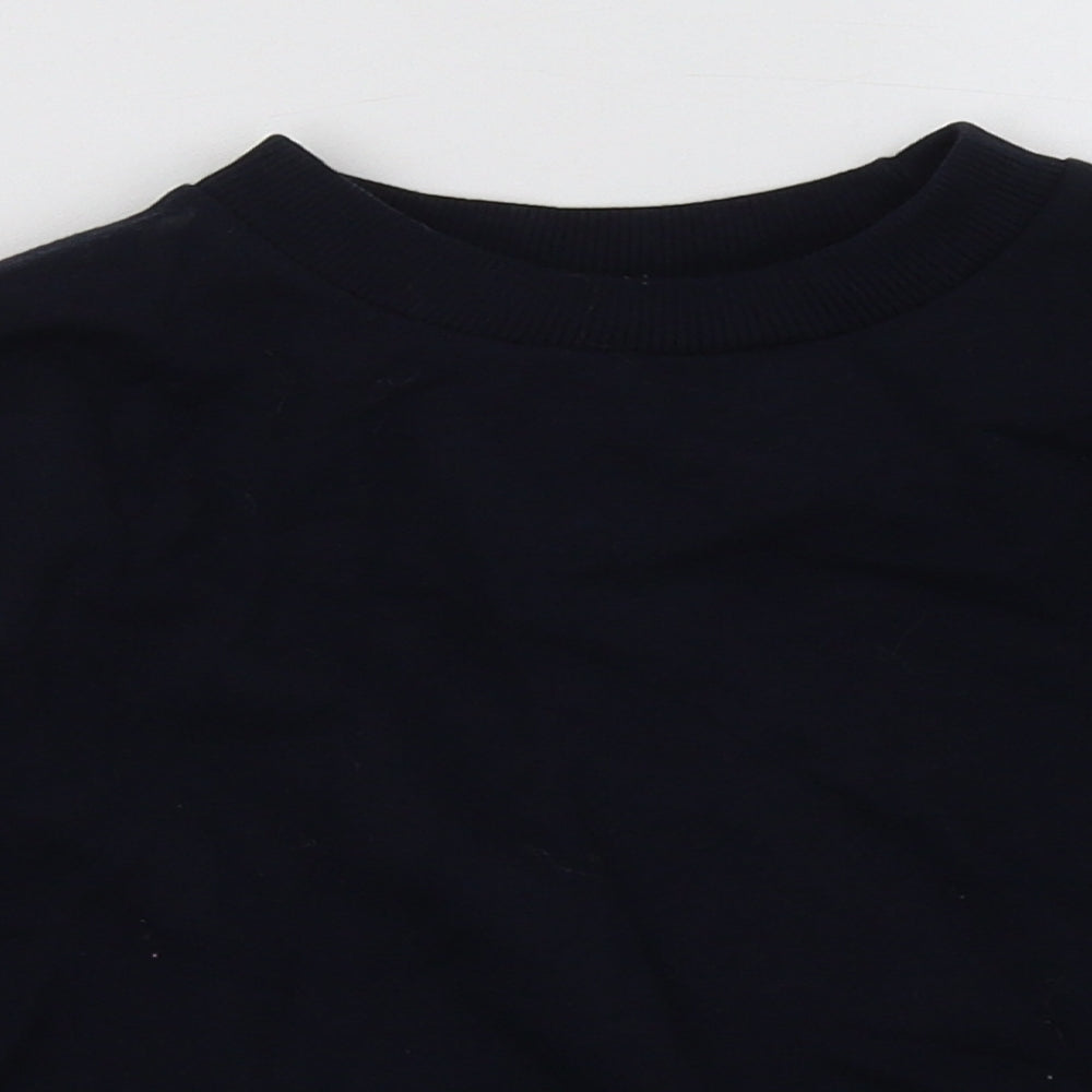pep&co Boys Blue  Cotton Pullover Sweatshirt Size 5-6 Years  Pullover