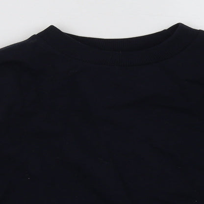 pep&co Boys Blue  Cotton Pullover Sweatshirt Size 5-6 Years  Pullover