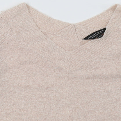 Dorothy Perkins Womens Pink  Acrylic Pullover Sweatshirt Size 14  Pullover