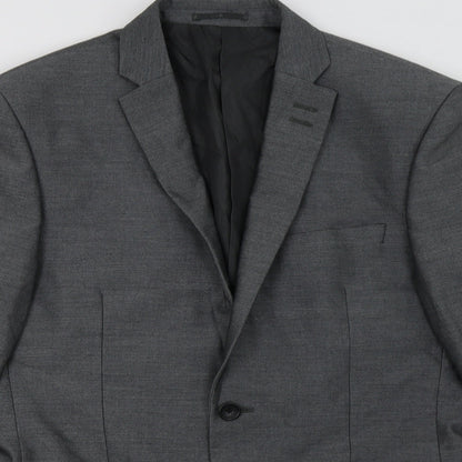 Mens UK Size 38 NEXT Regular Grey Suit Jacket