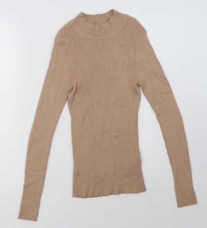 Primark Womens Beige  Polyester Pullover Sweatshirt Size 10  Pullover