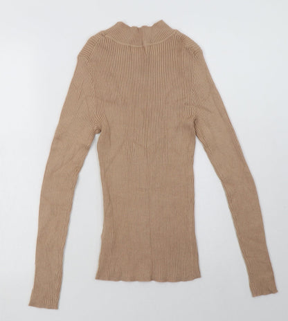 Primark Womens Beige  Polyester Pullover Sweatshirt Size 10  Pullover