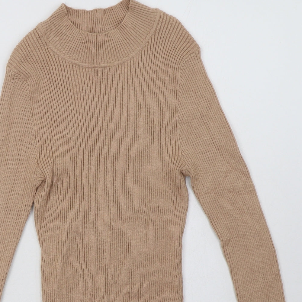 Primark Womens Beige  Polyester Pullover Sweatshirt Size 10  Pullover