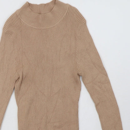 Primark Womens Beige  Polyester Pullover Sweatshirt Size 10  Pullover