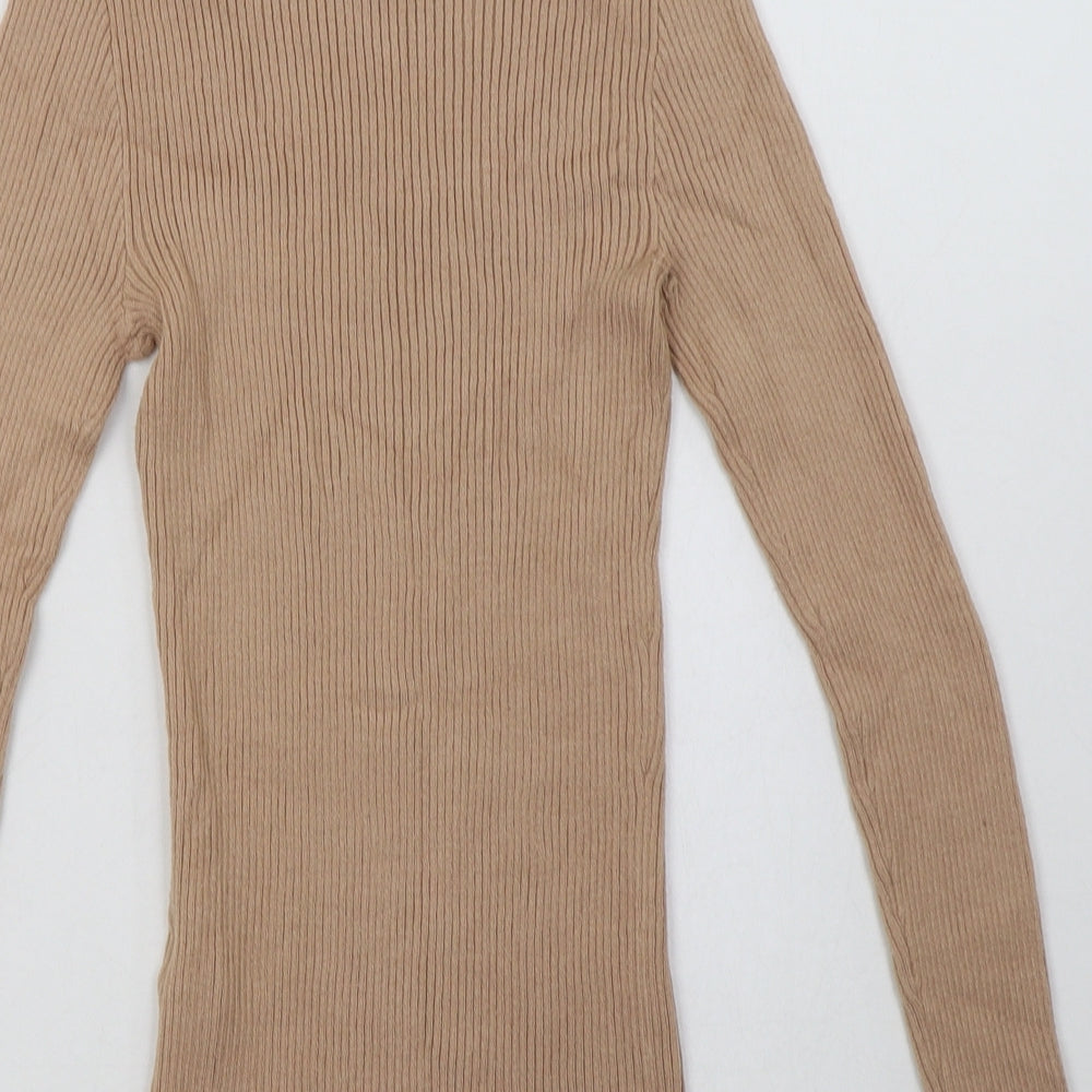 Primark Womens Beige  Polyester Pullover Sweatshirt Size 10  Pullover