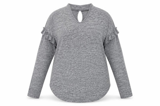Womens UK Size 14 Blue Vanilla Grey Pullover Jumper