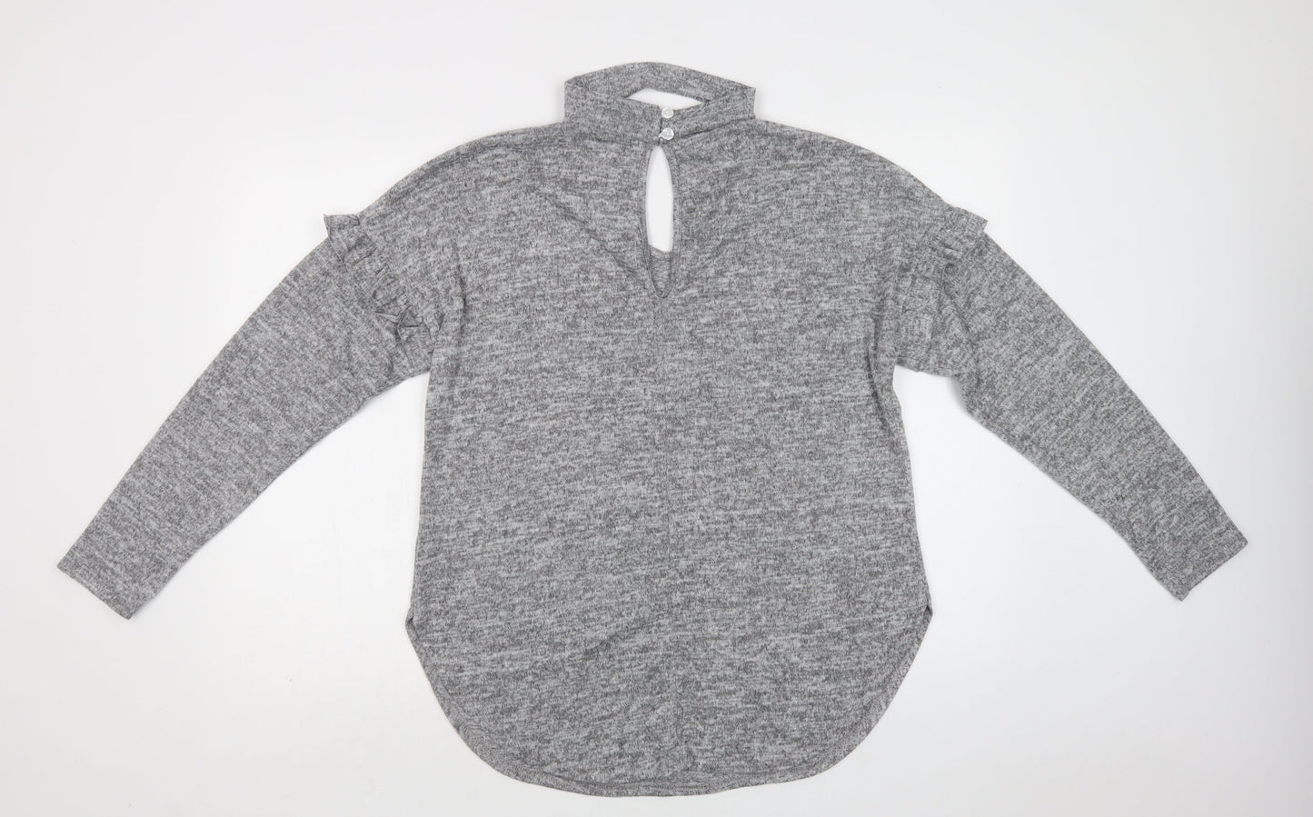 Womens UK Size 14 Blue Vanilla Grey Pullover Jumper