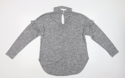 Womens UK Size 14 Blue Vanilla Grey Pullover Jumper