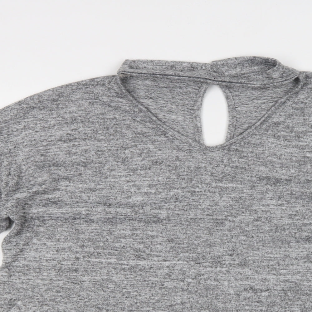 Womens UK Size 14 Blue Vanilla Grey Pullover Jumper