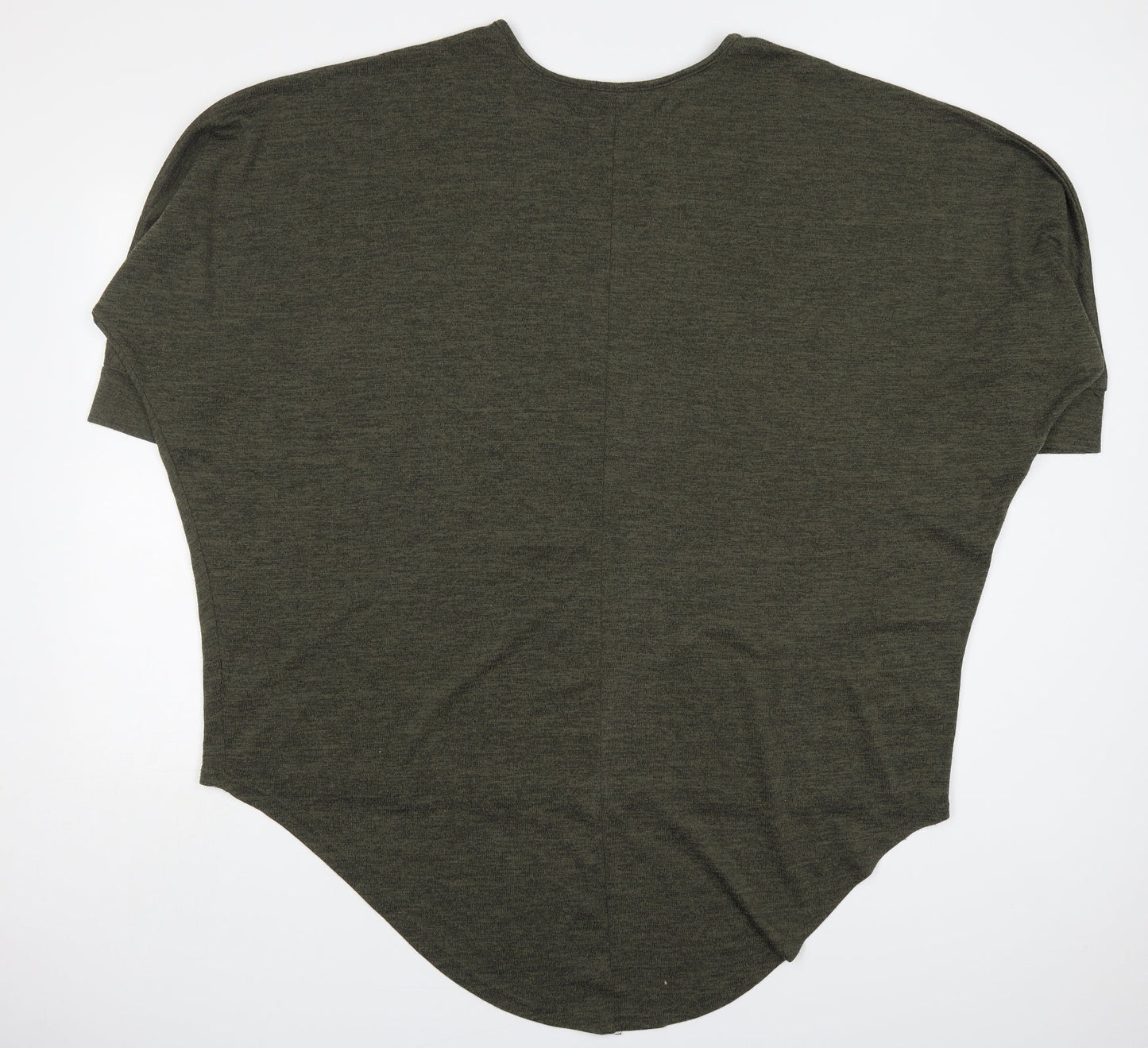 Womens UK Size S New Look Green Basic T-Shirt
