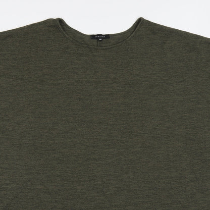 Womens UK Size S New Look Green Basic T-Shirt