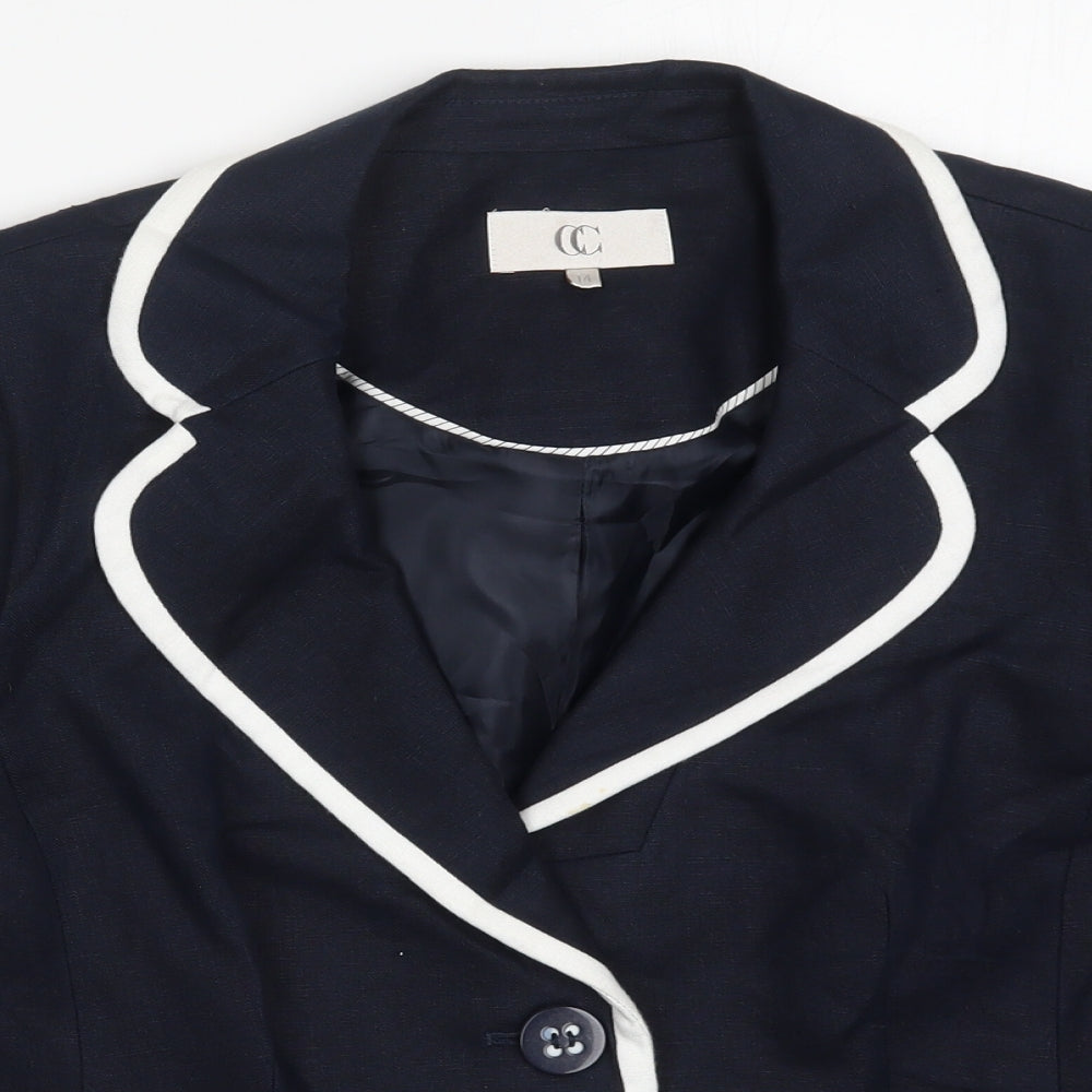 Womens UK Size 14 Country Casuals Blue Jacket