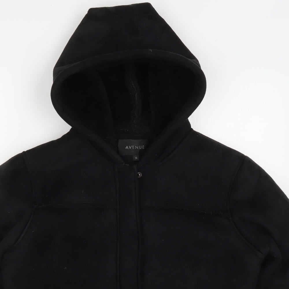 Avenue Womens Black   Jacket  Size 14  Zip