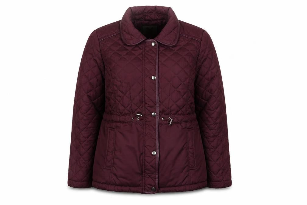 Womens UK Size 14 Originals Purple Quilted Coat