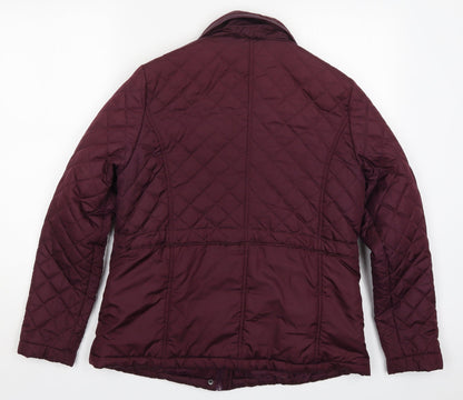 Originals Womens Purple   Quilted Coat Size 14  Zip