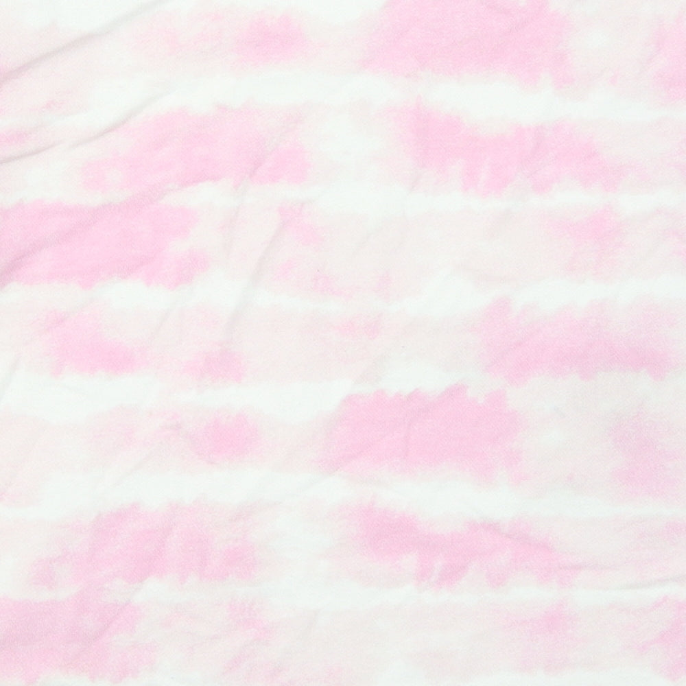 Primark Girls Pink  Cotton Pullover Sweatshirt Size 12-13 Years  Pullover - Tie Dye