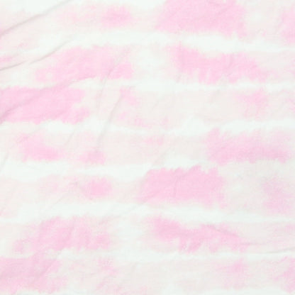 Primark Girls Pink  Cotton Pullover Sweatshirt Size 12-13 Years  Pullover - Tie Dye