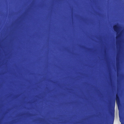 TU Boys Blue  Cotton Pullover Sweatshirt Size 8 Years  Pullover