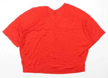 Womens UK Size S NEXT Red Pullover Jumper