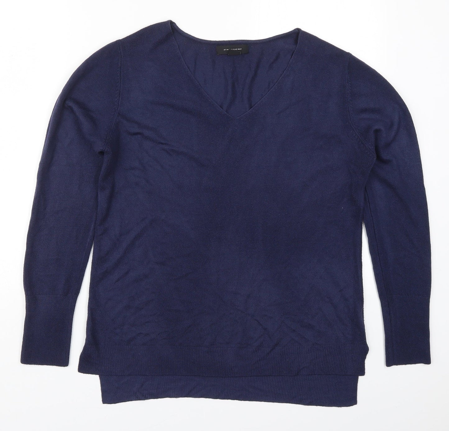 Womens UK Size 12 Atmosphere Blue Pullover Jumper