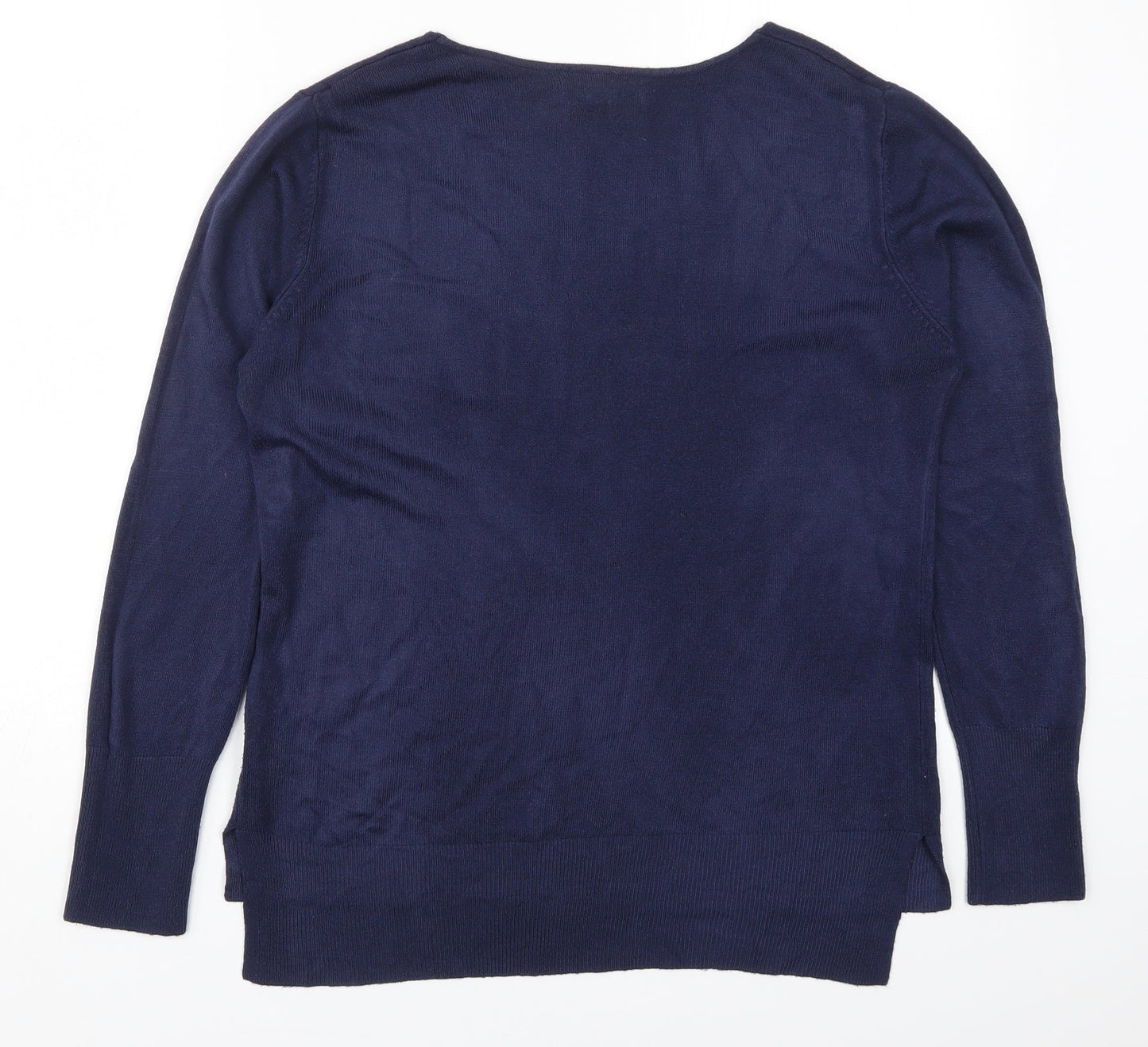 Womens UK Size 12 Atmosphere Blue Pullover Jumper