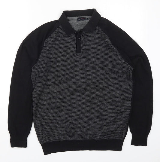 Womens UK Size M Easy Black Pullover Jumper
