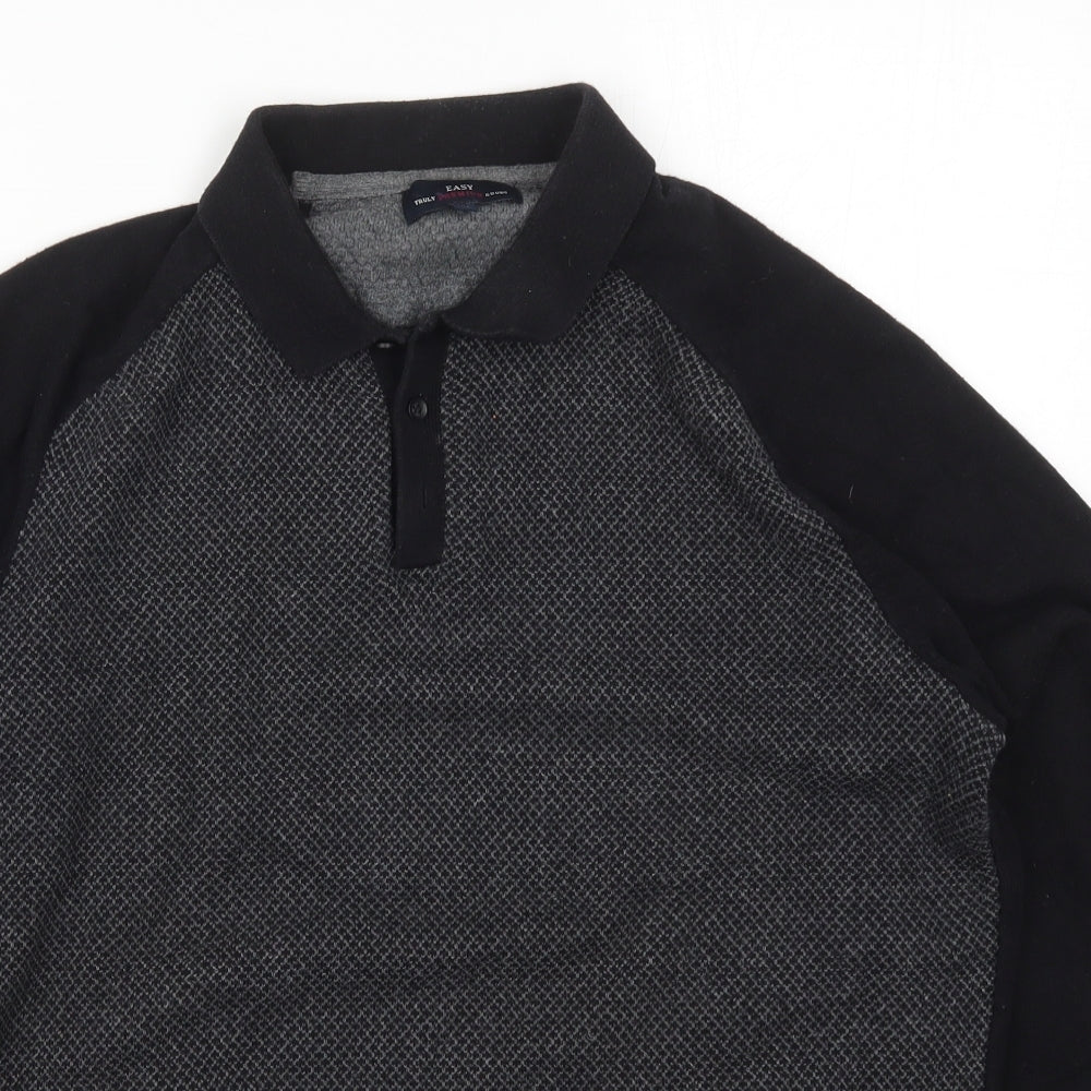 Womens UK Size M Easy Black Pullover Jumper