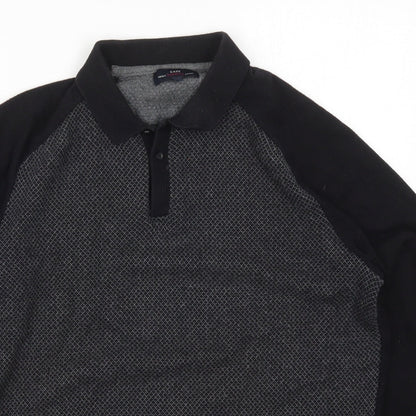Womens UK Size M Easy Black Pullover Jumper