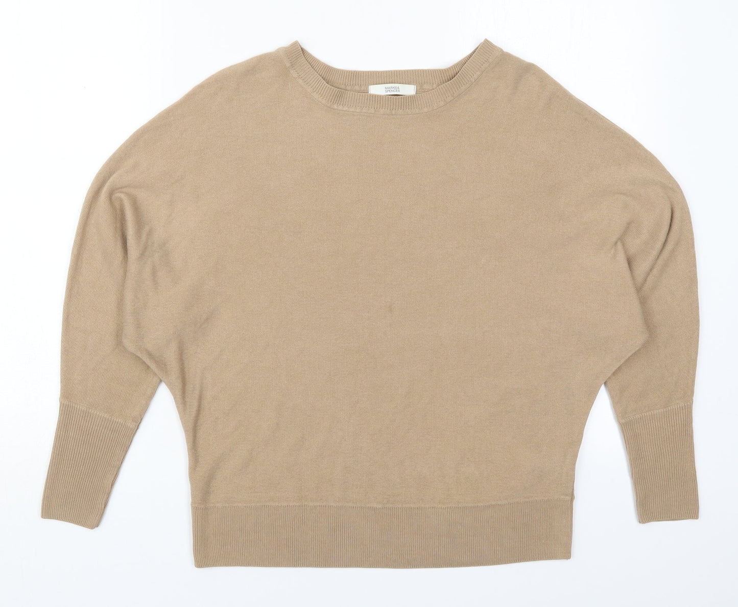 Womens UK Size 8 Marks and Spencer Brown Pullover Jumper