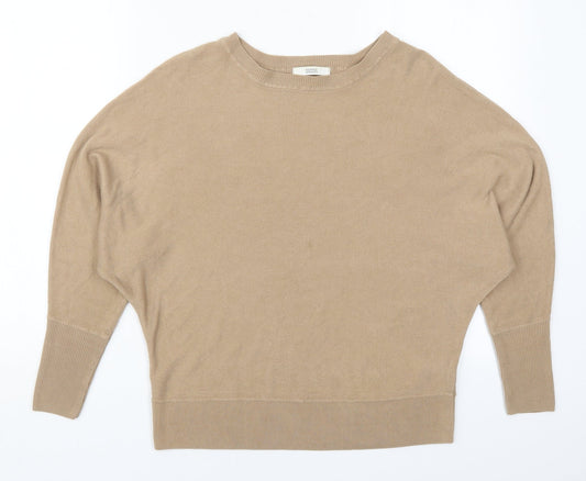 Womens UK Size 8 Marks and Spencer Brown Pullover Jumper