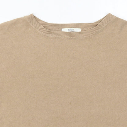 Womens UK Size 8 Marks and Spencer Brown Pullover Jumper