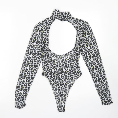 Womens UK Size 4 ASOS One-Piece Black Bodysuit