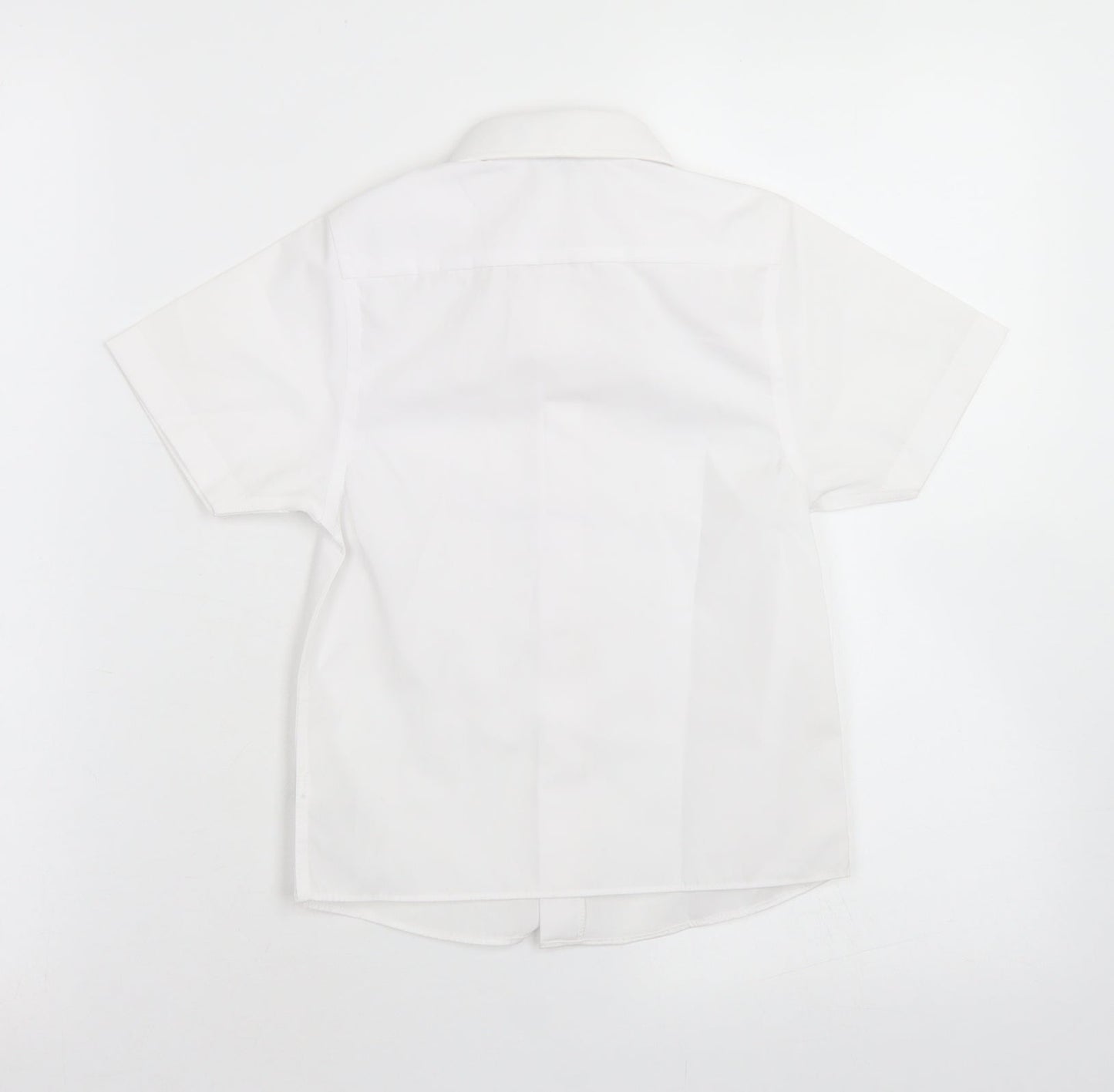 BHS Boys White  Cotton Basic Button-Up Size 4 Years Collared Button - School Wear
