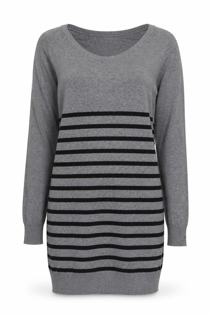 Womens UK Size 8 NEXT Grey Tunic Jumper