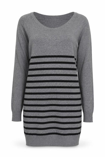 Womens UK Size 8 NEXT Grey Tunic Jumper