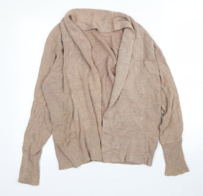 Womens UK Size 10 M&S Beige Cardigan Jumper