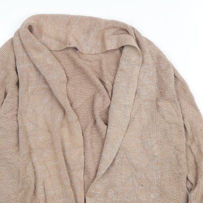 Womens UK Size 10 M&S Beige Cardigan Jumper