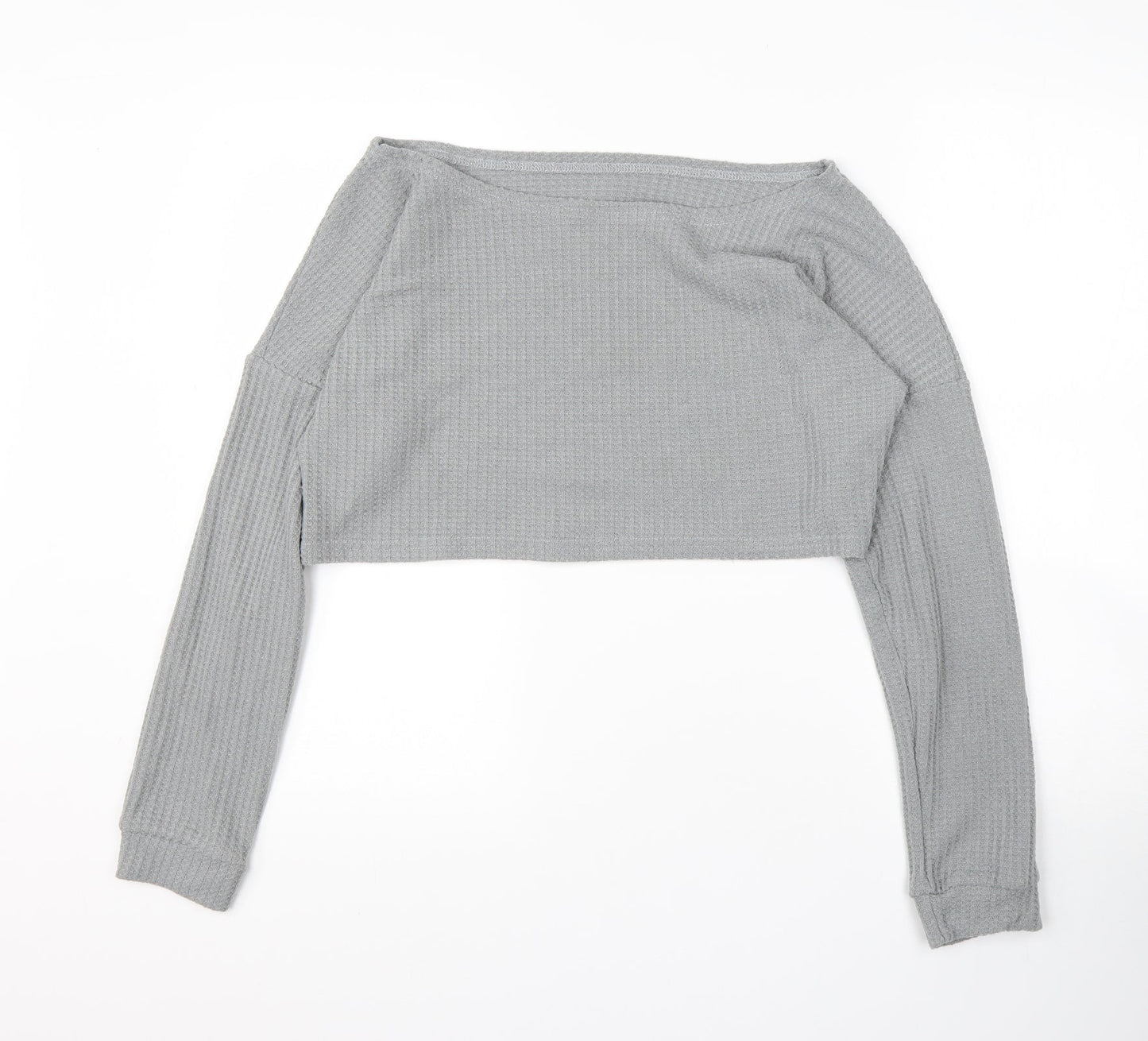 Womens UK Size L Preworn Grey Pullover Jumper