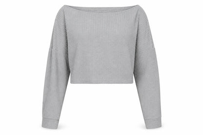 Womens UK Size L Preworn Grey Pullover Jumper