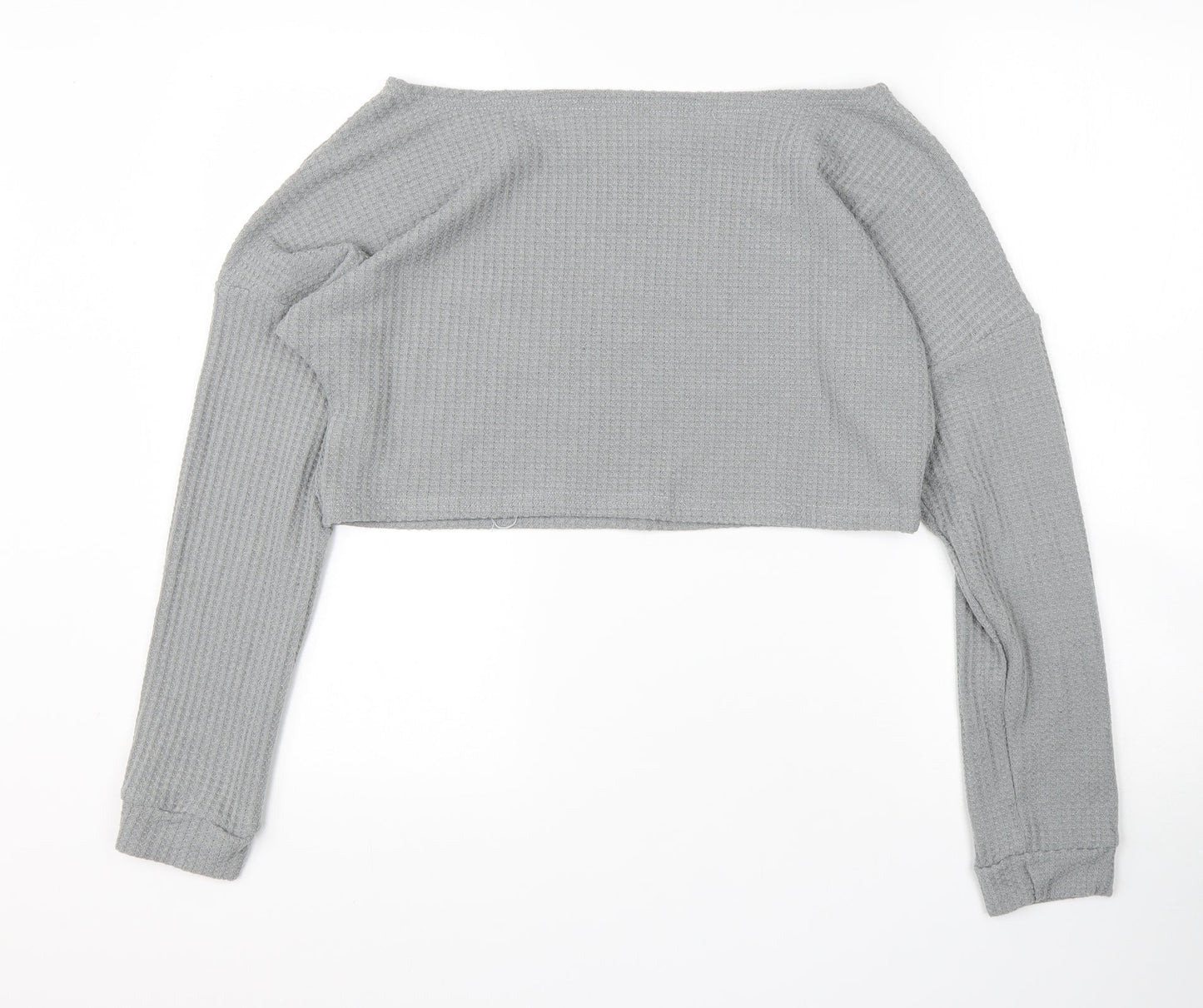 Womens UK Size L Preworn Grey Pullover Jumper