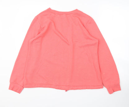 George Womens Pink Round Neck  Viscose Pullover Jumper Size 12