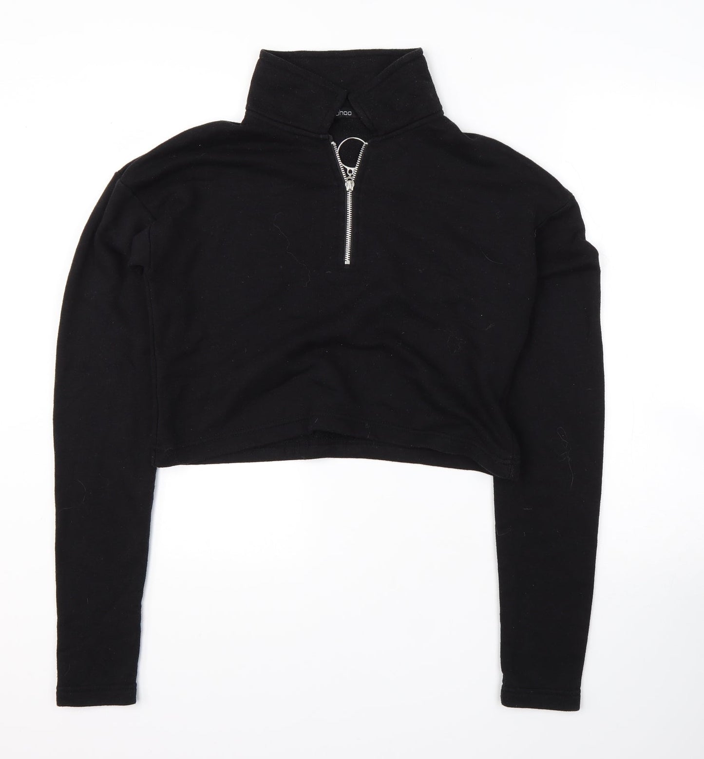 Womens UK Size 8 Boohoo Black Pullover Jumper