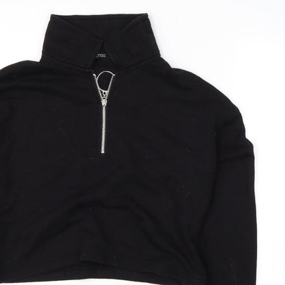 Womens UK Size 8 Boohoo Black Pullover Jumper